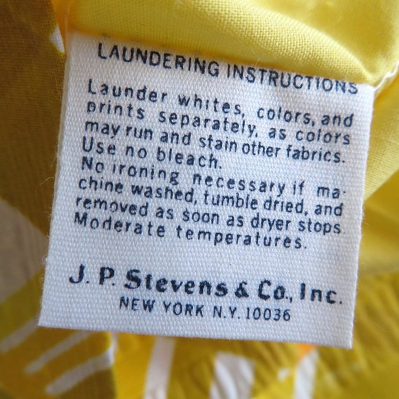 Vintage JP Stevens Pillowcases 2 Standard Yellow Plaid Edge No Iron Percale NEW - Picture 2 of 9